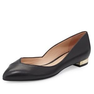EUC- Tory Burch Black Pointed Toe-Nicki Flats